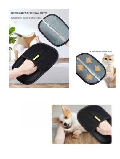 Ultra Pet Hair Remover Glove – Double-Sided Deshedding & Grooming Mitt for Dogs & Cats