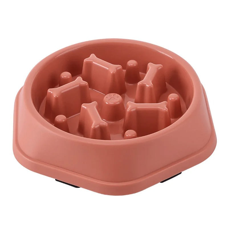Slow Feeder Dog Bowl – Anti-Choking Puzzle Feeder for Small & Medium Dogs