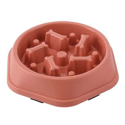 Slow Feeder Dog Bowl – Anti-Choking Puzzle Feeder for Small & Medium Dogs