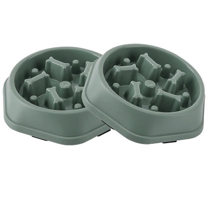 Slow Feeder Dog Bowl – Anti-Choking Puzzle Feeder for Small & Medium Dogs