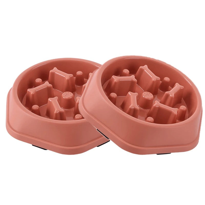 Slow Feeder Dog Bowl – Anti-Choking Puzzle Feeder for Small & Medium Dogs