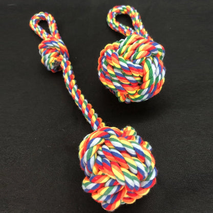 Durable Knot Rope Chew Toy Set – Teething & Training for Dogs