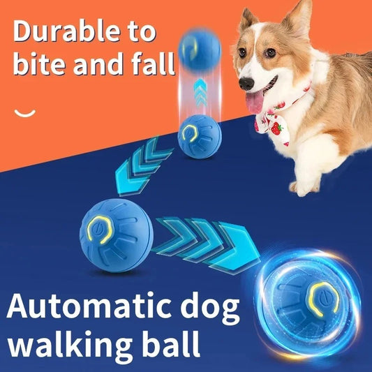 Automatic Moving Dog Ball – USB Rechargeable Interactive Toy for Endless Play