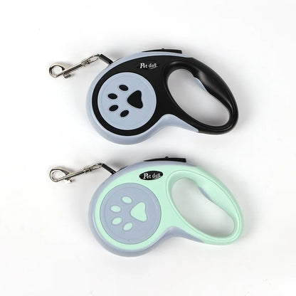 Automatic Retractable Dog Leash – Durable Nylon 3m/5m Extendable Lead