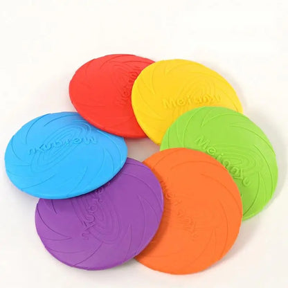 Bite Resistant Flying Disc Dog Toy – Durable Frisbee for Training & Play