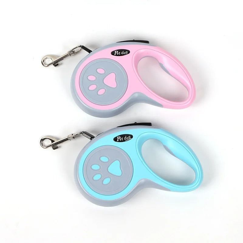 Automatic Retractable Dog Leash – Durable Nylon 3m/5m Extendable Lead