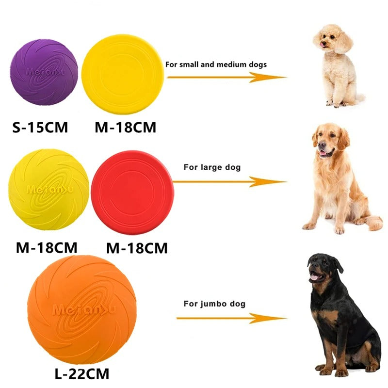 Bite Resistant Flying Disc Dog Toy – Durable Frisbee for Training & Play