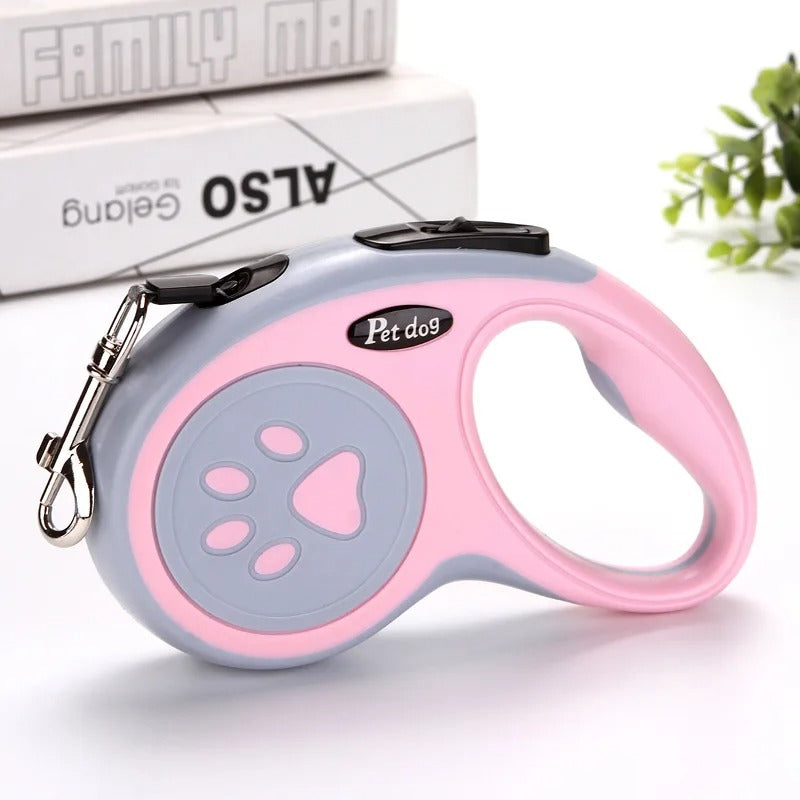 Automatic Retractable Dog Leash – Durable Nylon 3m/5m Extendable Lead
