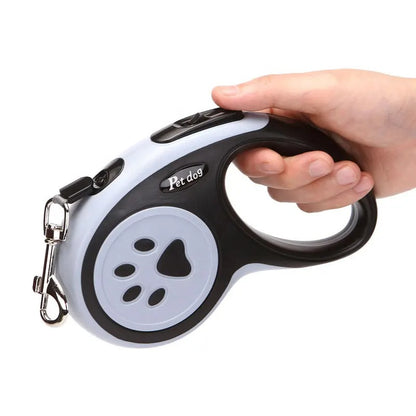 Automatic Retractable Dog Leash – Durable Nylon 3m/5m Extendable Lead