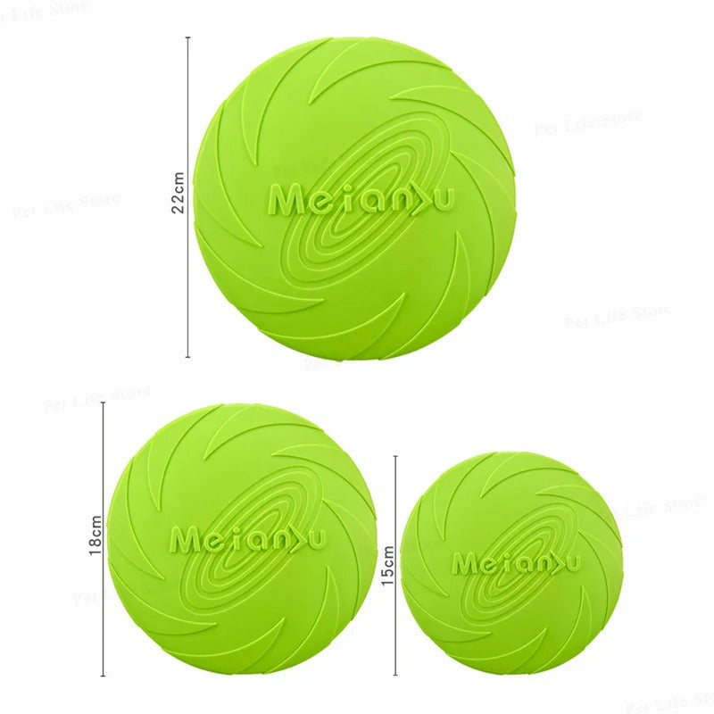 Bite Resistant Flying Disc Dog Toy – Durable Frisbee for Training & Play