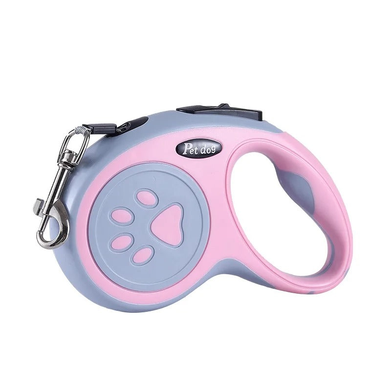Automatic Retractable Dog Leash – Durable Nylon 3m/5m Extendable Lead