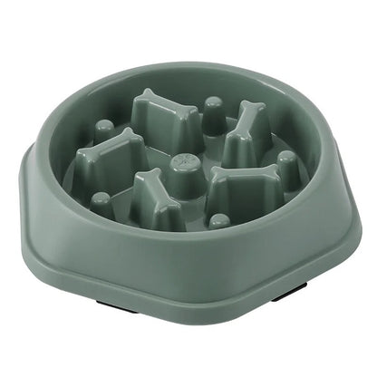 Slow Feeder Dog Bowl – Anti-Choking Puzzle Feeder for Small & Medium Dogs